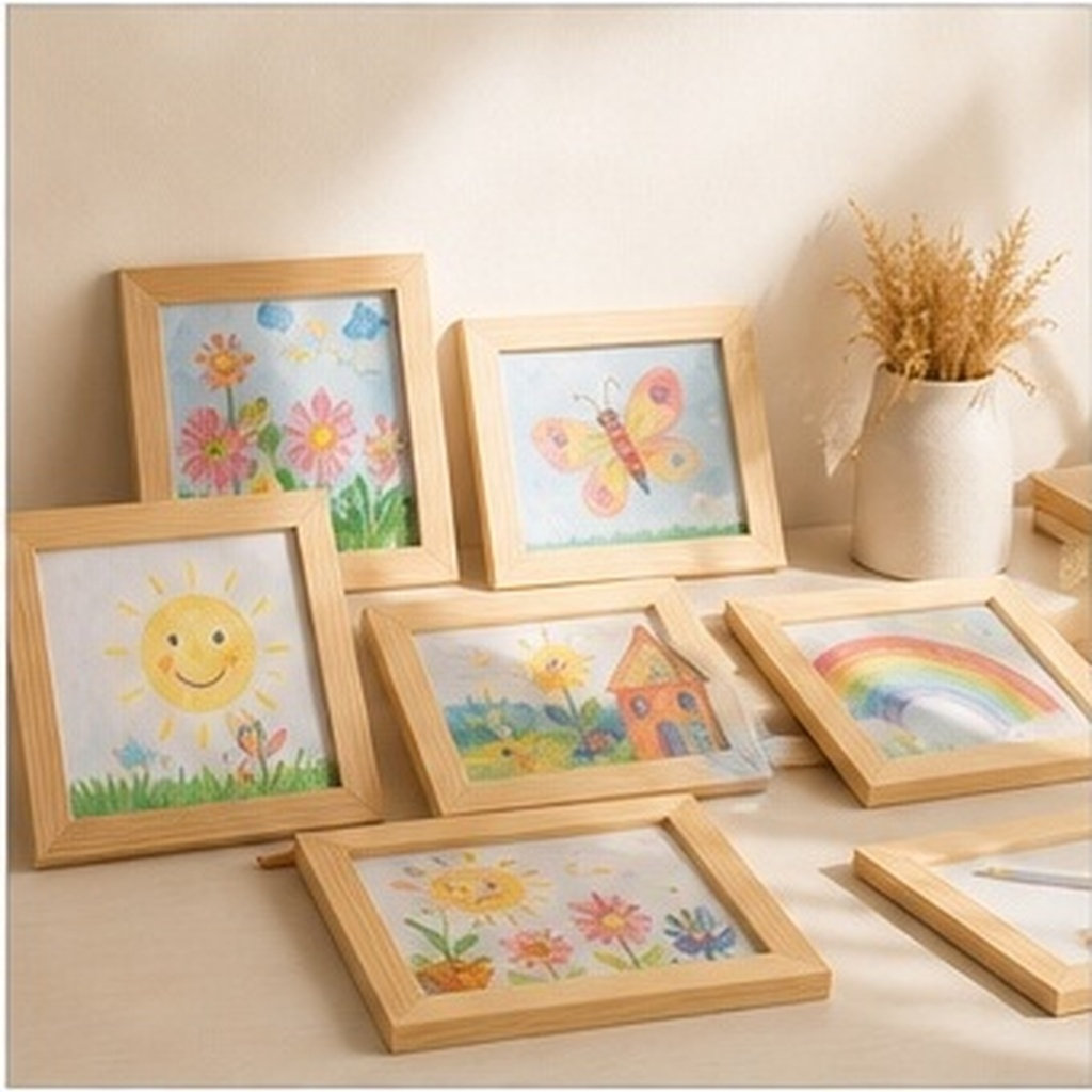 6 Stück Massivholz-DIY-Leerlei – Art And Craft For Nursery Bewertung und Preis