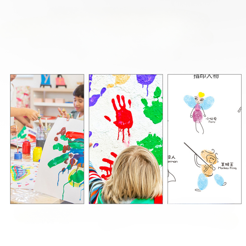 12 Farbe Finger farbe Kinder K – Gouache Paint Set Bewertung und Preis