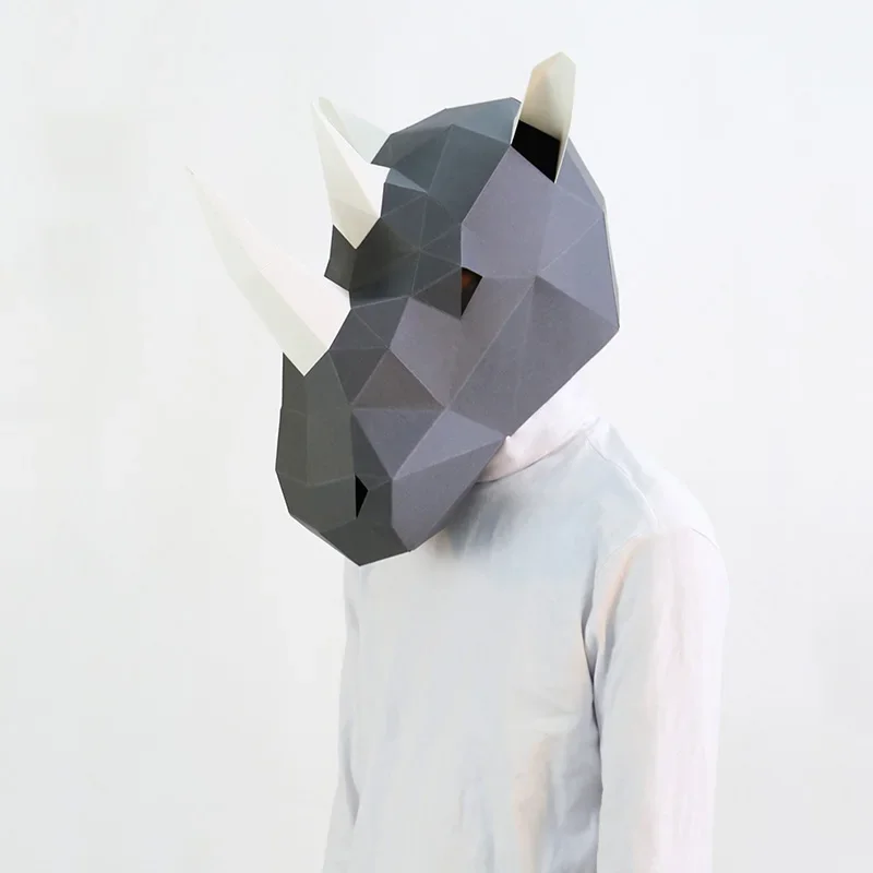 Nashorn-Kopfmaske für Erwachse – Art Craft Cardboard Bewertung und Preis