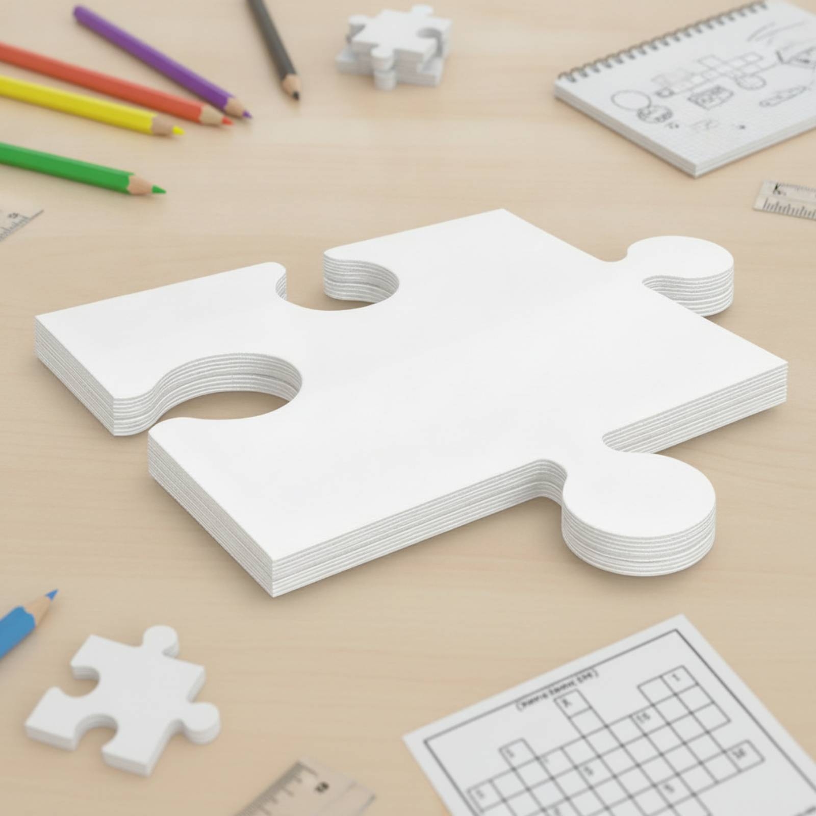 24 Stück Blanko-Kartonpuzzle A – Art Craft Cardboard Bewertung und Preis