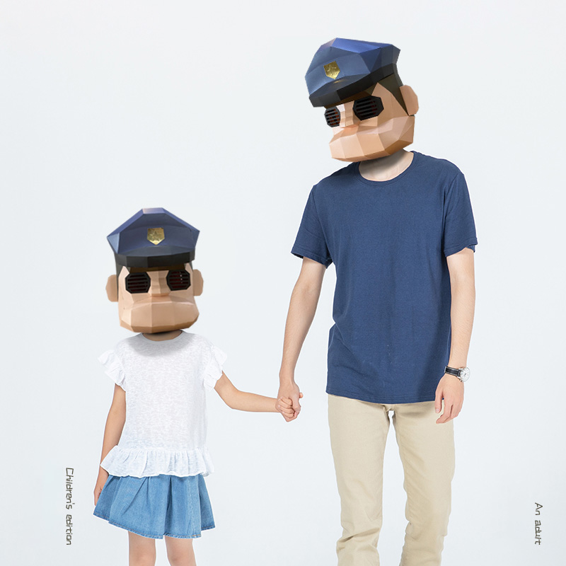 Cartoon Polizei Maske Papier M – Art Craft Cardboard Bewertung und Preis