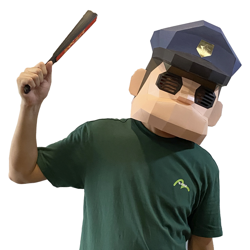 Cartoon Polizei Maske Papier M – Art Craft Cardboard Bewertung und Preis